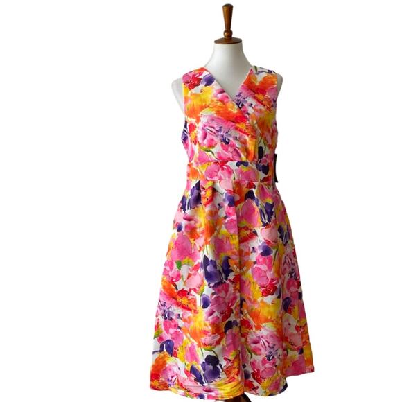 New York & Company Floral Multicolor Dress - Picture 12 of 16